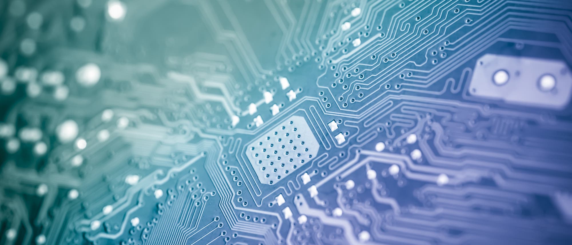 Eine Computerplatine